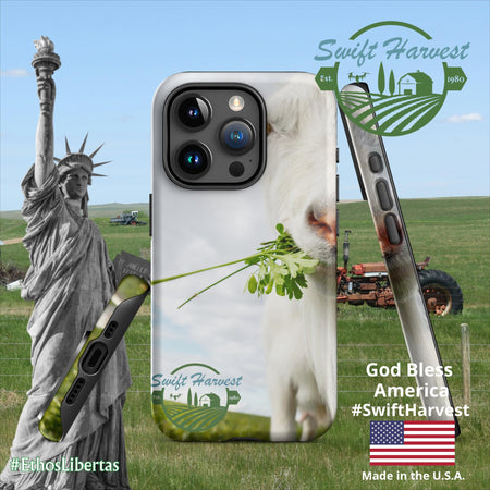 swiftharvest.net Matte / iPhone 15 Pro Swift Harvest Goat Tough Case for iPhone®