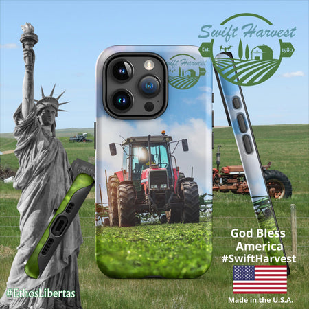 swiftharvest.net Matte / iPhone 15 Pro Swift Harvest Tractor Tough Case for iPhone®