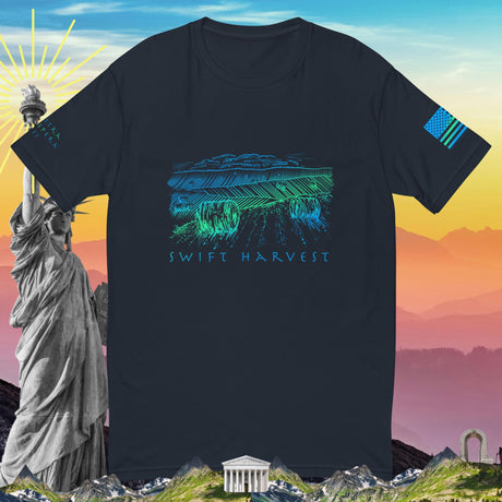 swiftharvest.net Midnight Navy / XS Farm Art Swift Harvest Short Sleeve T-shirt