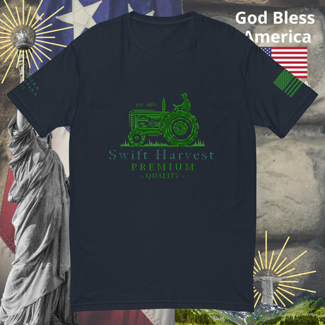 swiftharvest.net Midnight Navy / XS Swift Harvest Tractor Short Sleeve T-shirt
