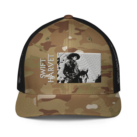 swiftharvest.net Multicam Green/Black Swift Harvest Cowboy Closed-back trucker cap