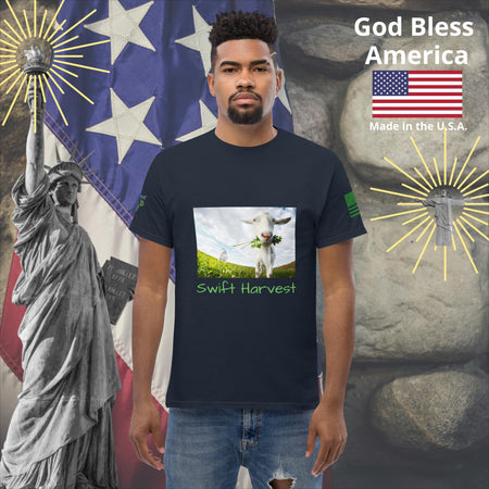 swiftharvest.net Navy / S Swift Harvest Goat Men's classic tee