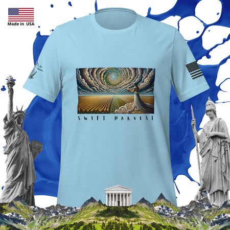 swiftharvest.net Ocean Blue / S Bountiful Harvest Art Unisex t-shirt