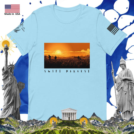 swiftharvest.net Ocean Blue / S Sun Set Harvet Swift Harvest Unisex t-shirt