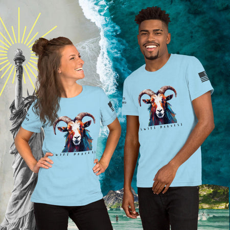 swiftharvest.net Ocean Blue / S Swift Harvest Goat Unisex t-shirt