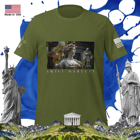 swiftharvest.net Olive / S Harvest Goddess Demeter V1.1 Unisex t-shirt