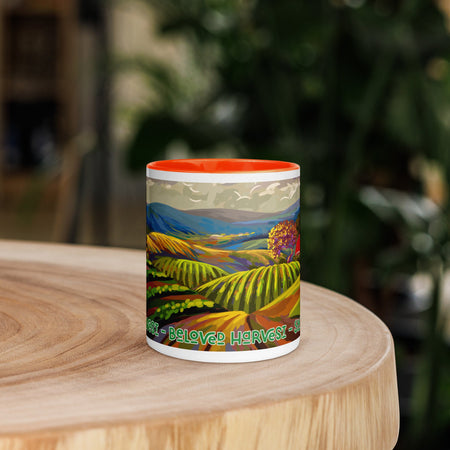 swiftharvest.net Orange / 11 oz Farm Art Mug with Color Inside