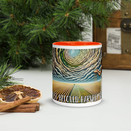 swiftharvest.net Orange / 11 oz Harvest Art Blessed Harvest Beloved Harvest Swift Harvest Mug with Color Inside