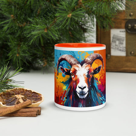 swiftharvest.net Orange / 11 oz Its Goat Times, Hay Bro! You Goat Any Hay? Mug with Color Inside