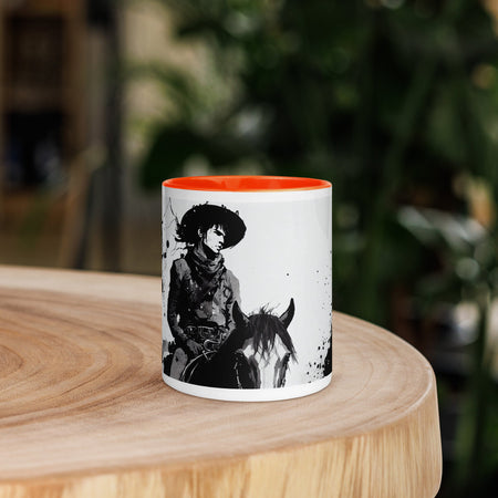 swiftharvest.net Orange / 11 oz Swift Harvest Cowboy Mug with Color Inside