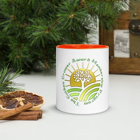 swiftharvest.net Orange / 11 oz The Golden Grower Award Program Membership Mug with Color Inside