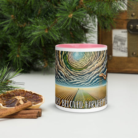 swiftharvest.net Pink / 11 oz Harvest Art Blessed Harvest Beloved Harvest Swift Harvest Mug with Color Inside