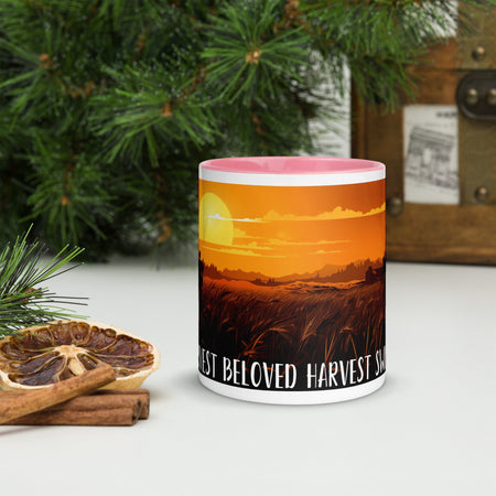 swiftharvest.net Pink / 11 oz Harvest Sunset Mug with Color Inside