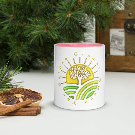 swiftharvest.net Pink / 11 oz The Golden Grower Award Mug with Color Inside