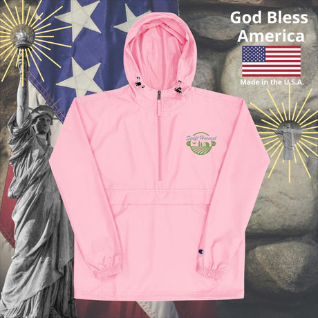 swiftharvest.net Pink Candy / S Swift Harvest Embroidered Champion Packable Jacket