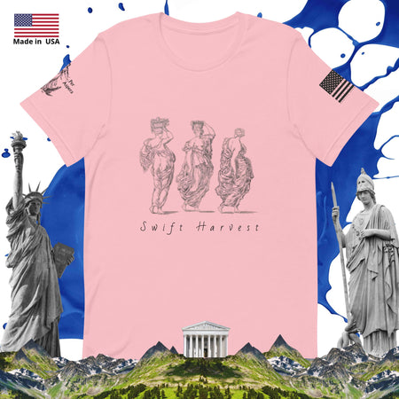 swiftharvest.net Pink / S Swift Harvest Triple Goddess Harvest Dance Unisex t-shirt