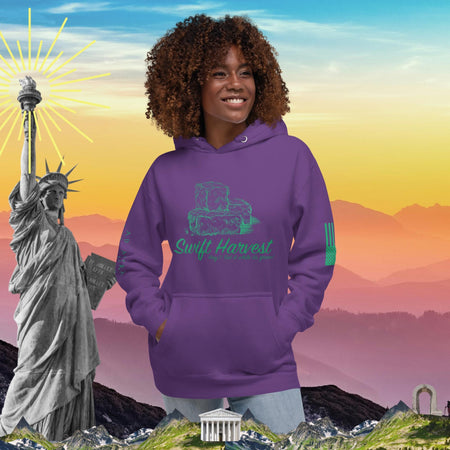 swiftharvest.net Purple / S Hay!! Get it while it's green!  Unisex Hoodie