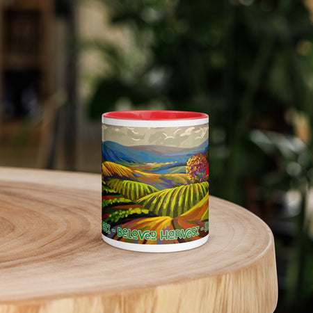 swiftharvest.net Red / 11 oz Farm Art Mug with Color Inside