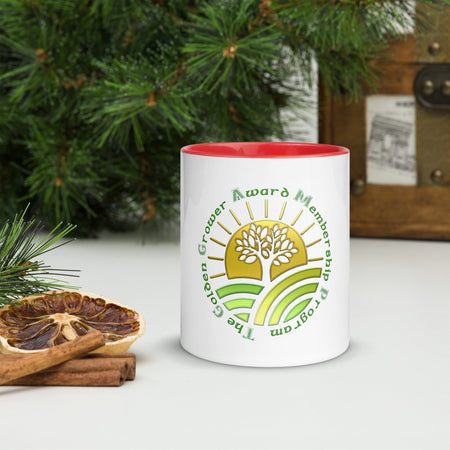 swiftharvest.net Red / 11 oz The Golden Grower Award Program Membership Mug with Color Inside