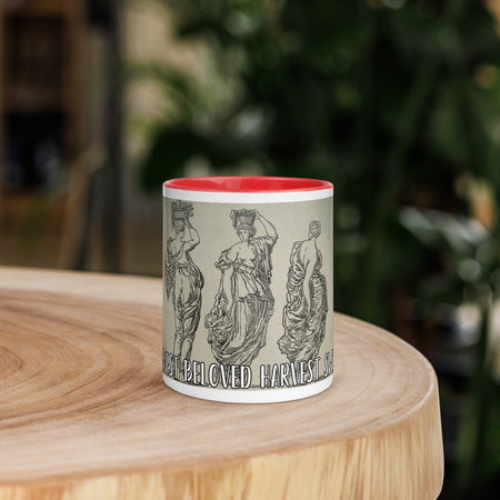 swiftharvest.net Red / 11 oz The Triple Goddess Harvest Mug with Color Inside