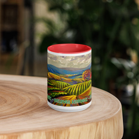 swiftharvest.net Red / 15 oz Farm Art Mug with Color Inside