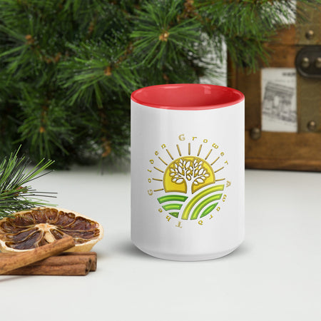 swiftharvest.net Red / 15 oz The Golden Grower Award Mug with Color Inside