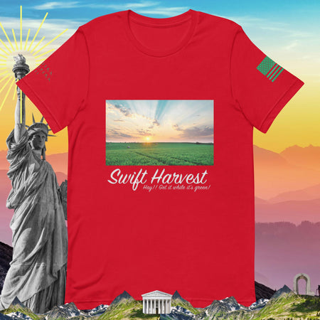 swiftharvest.net Red / XS Hay!! Get it while it's Green! Unisex t-shirt