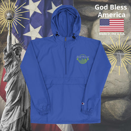 swiftharvest.net Royal Blue / S Swift Harvest Embroidered Champion Packable Jacket