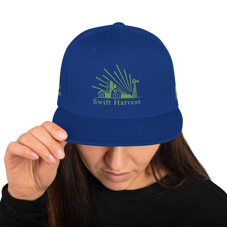 swiftharvest.net Royal Blue Swift Harvest Sun Farm Snapback Hat