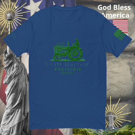 swiftharvest.net Royal Blue / XS Swift Harvest Tractor Short Sleeve T-shirt