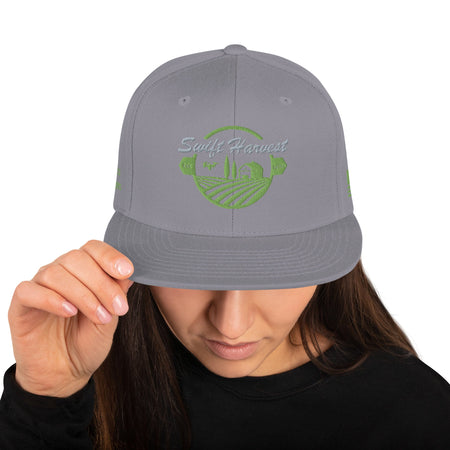 swiftharvest.net Silver Swift Harvest Logo Snapback Hat