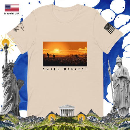 swiftharvest.net Soft Cream / XS Sun Set Harvet Swift Harvest Unisex t-shirt