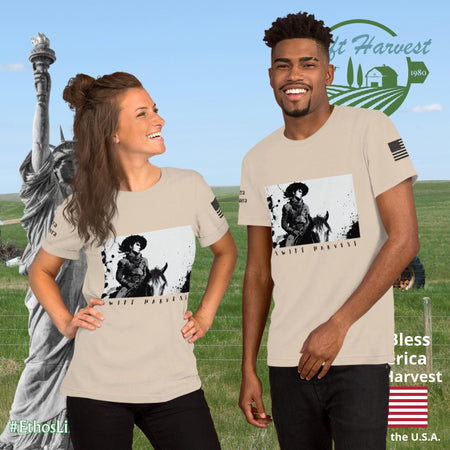 swiftharvest.net Soft Cream / XS Swift Harvest Cowboy Unisex t-shirt