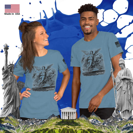 swiftharvest.net Steel Blue / XS Harvest Angel Unisex t-shirt