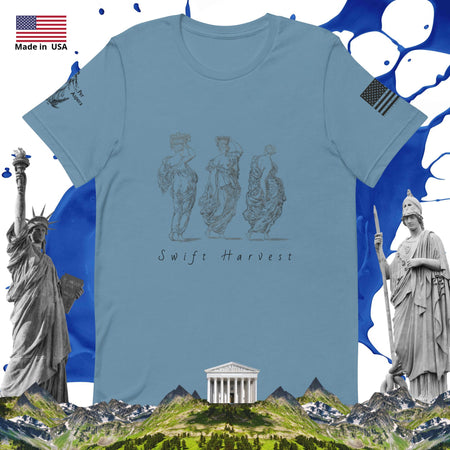 swiftharvest.net Steel Blue / XS Swift Harvest Triple Goddess Harvest Dance Unisex t-shirt