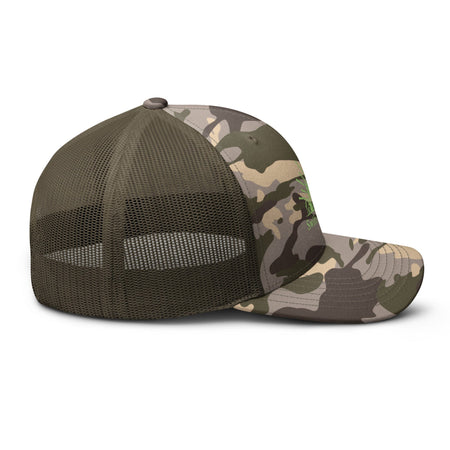 swiftharvest.net Swift Harvest Fam Logo Camouflage trucker hat