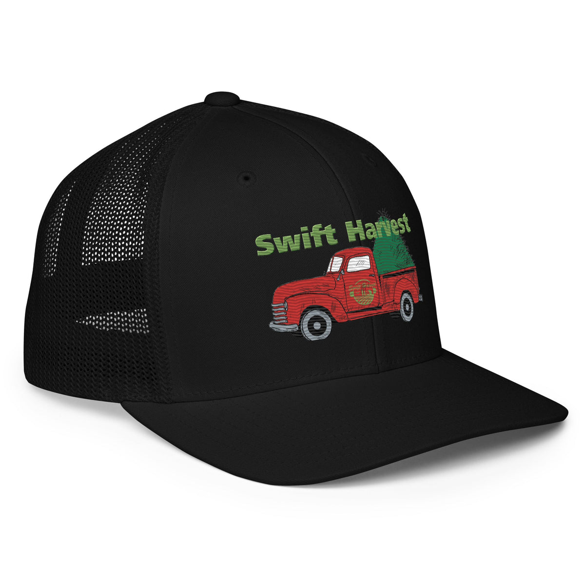 swiftharvest.net Swift Harvest Hay Tuck Red Closed-back trucker cap