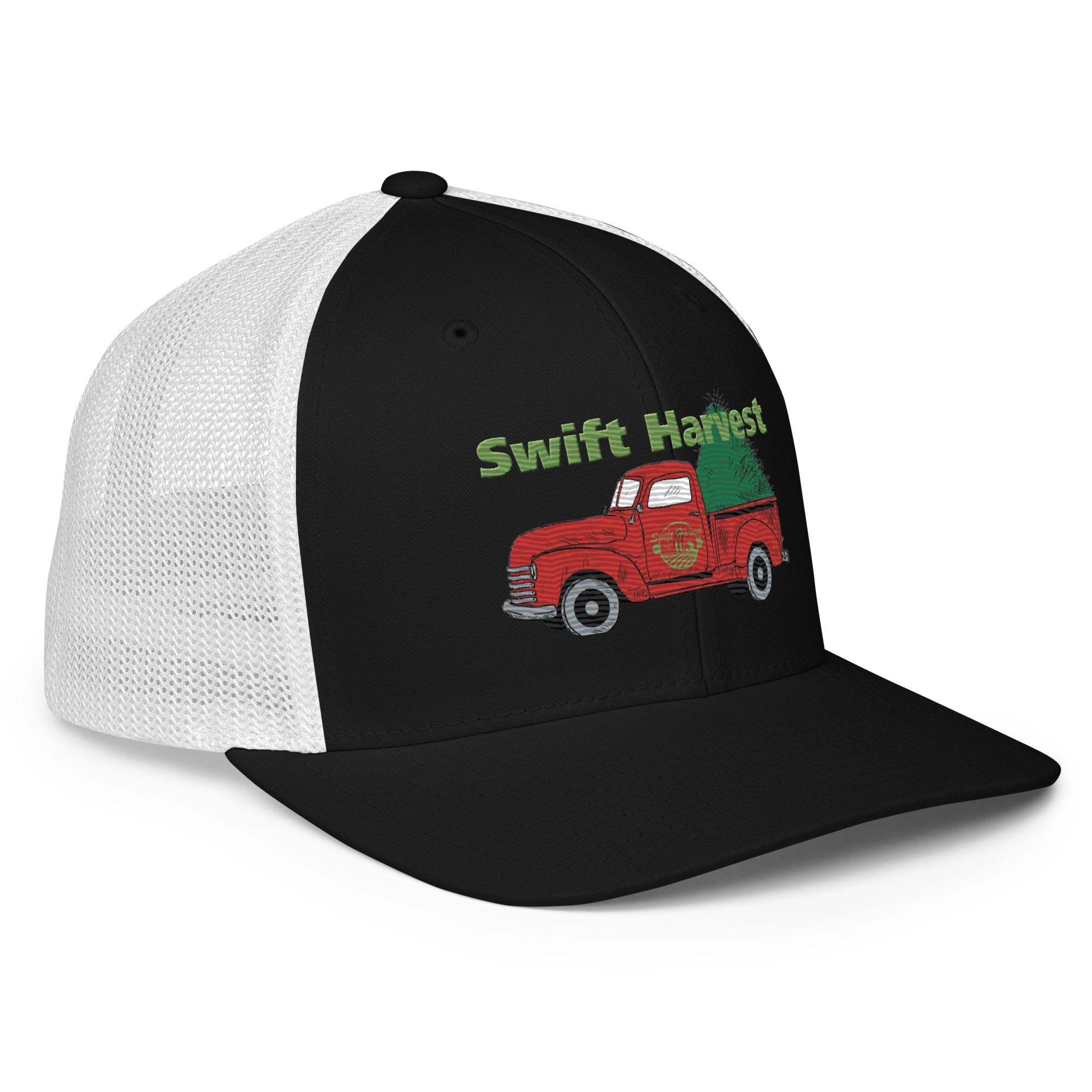 swiftharvest.net Swift Harvest Hay Tuck Red Closed-back trucker cap