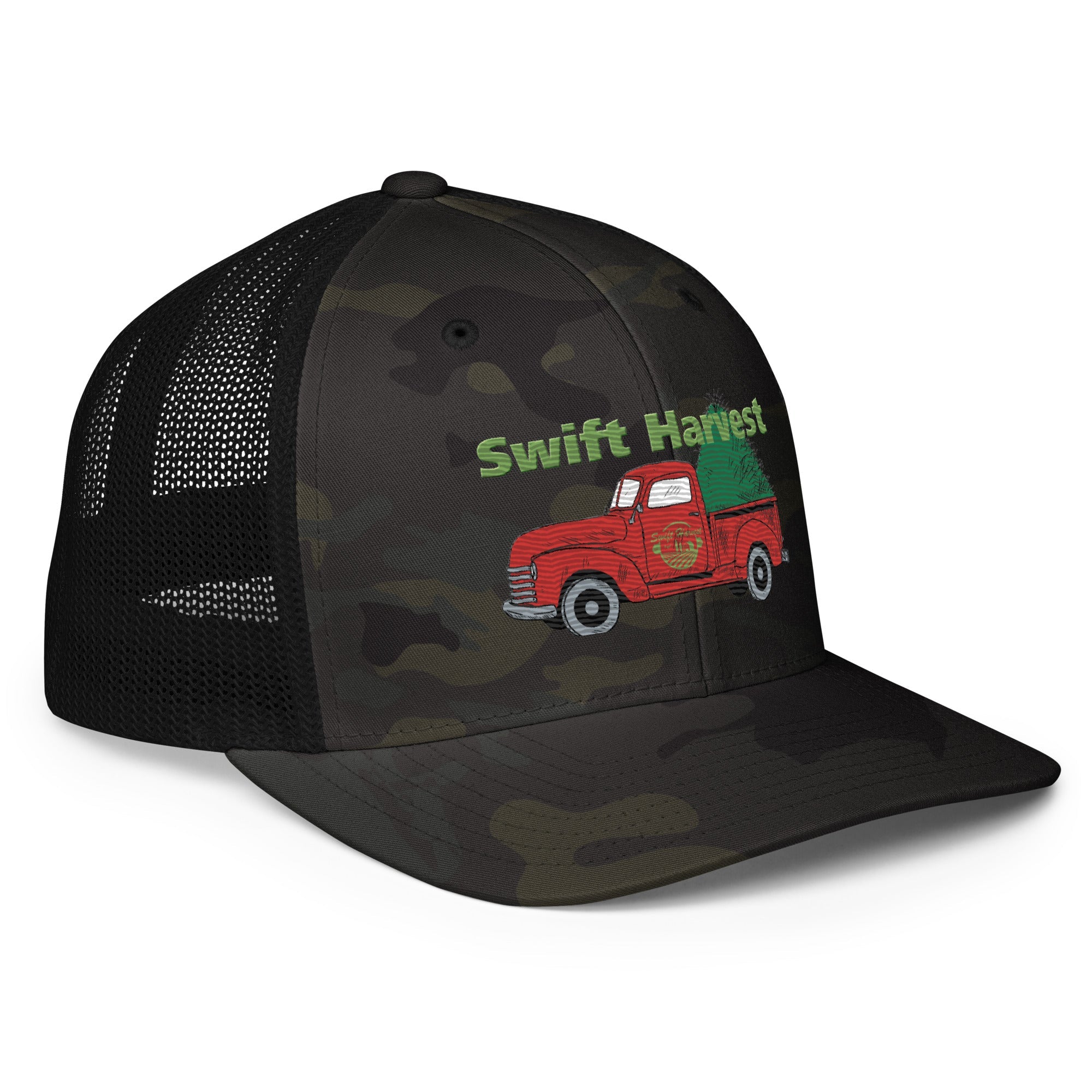 swiftharvest.net Swift Harvest Hay Tuck Red Closed-back trucker cap