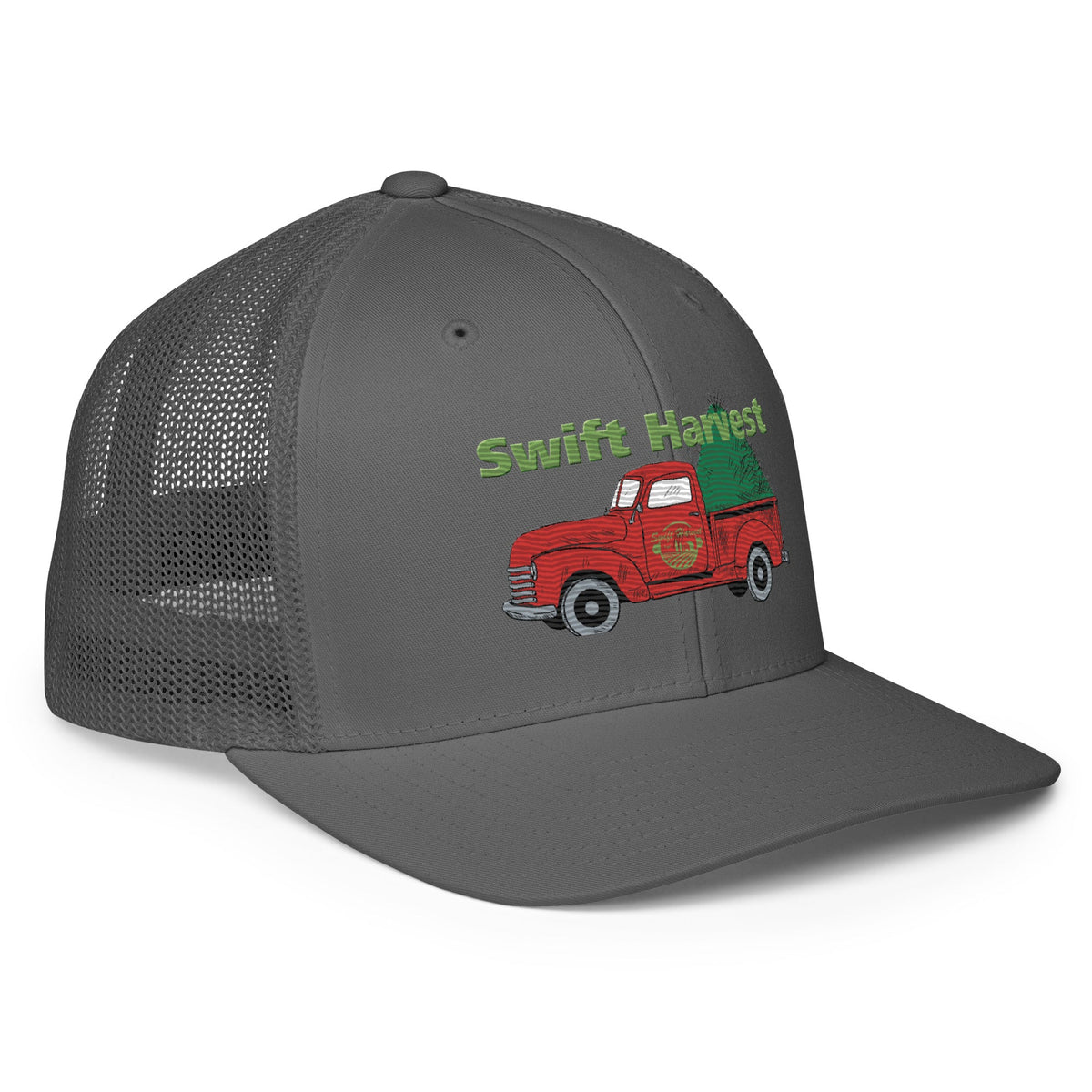 swiftharvest.net Swift Harvest Hay Tuck Red Closed-back trucker cap