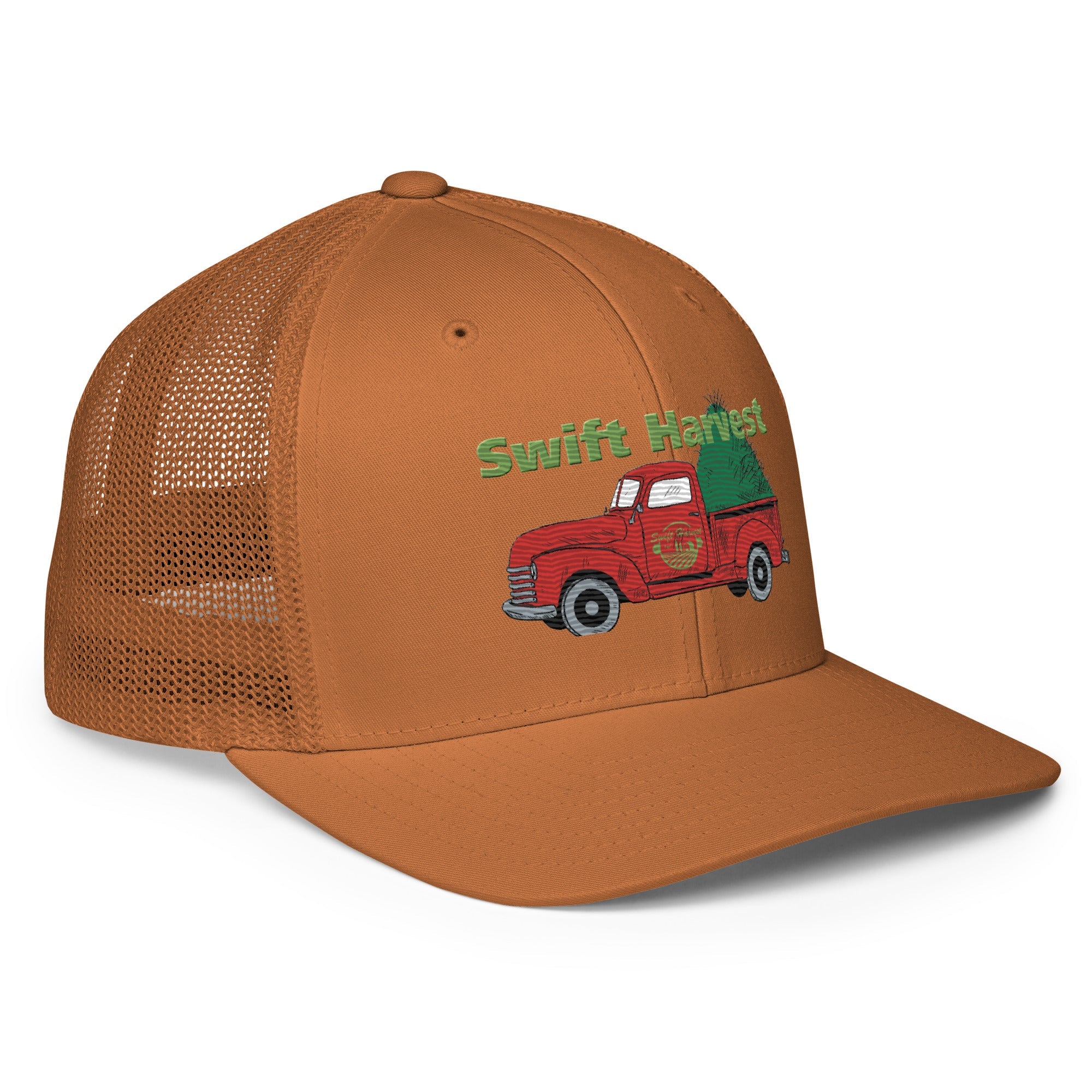 swiftharvest.net Swift Harvest Hay Tuck Red Closed-back trucker cap