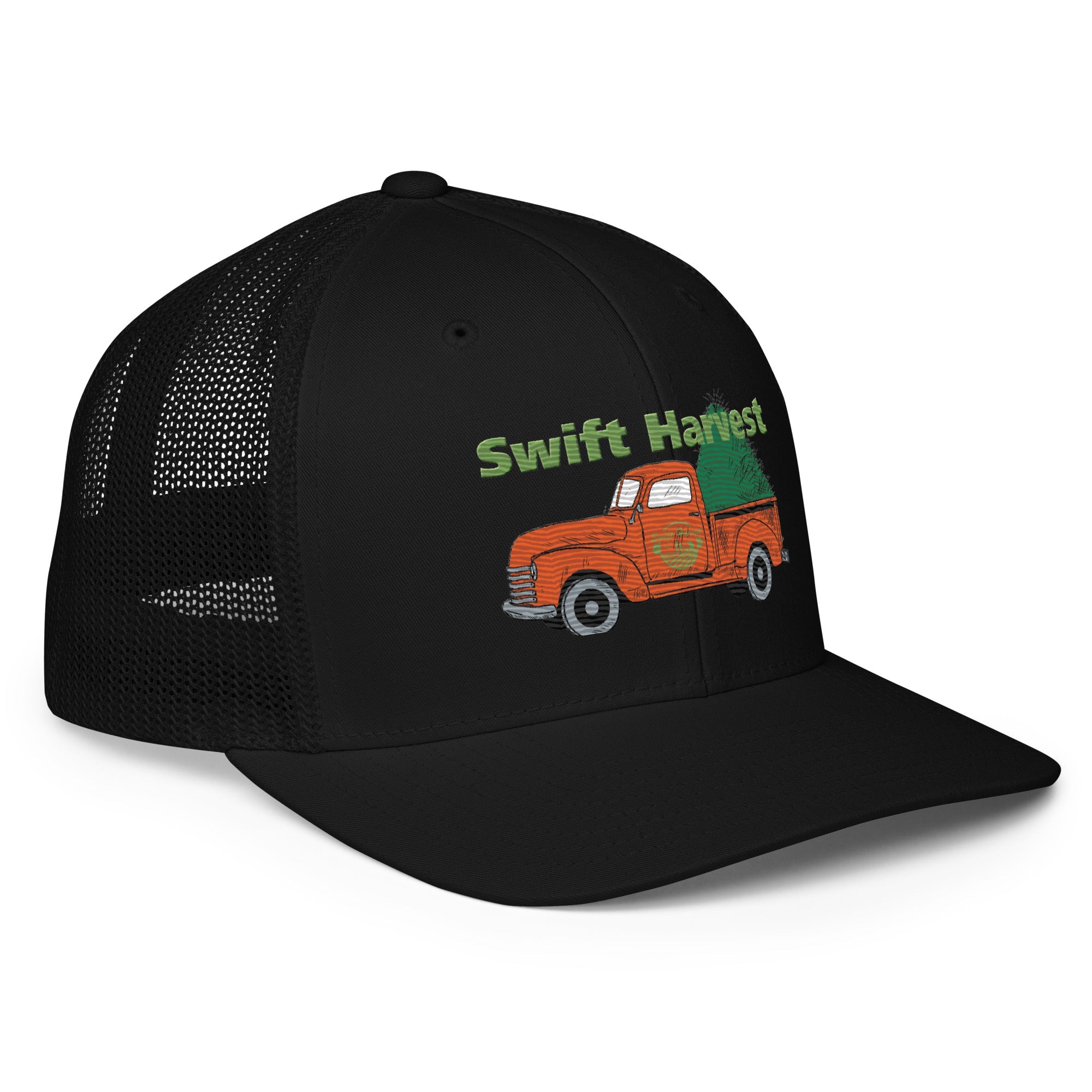 swiftharvest.net Swift Harvest Orange Truck  Closed-back trucker cap