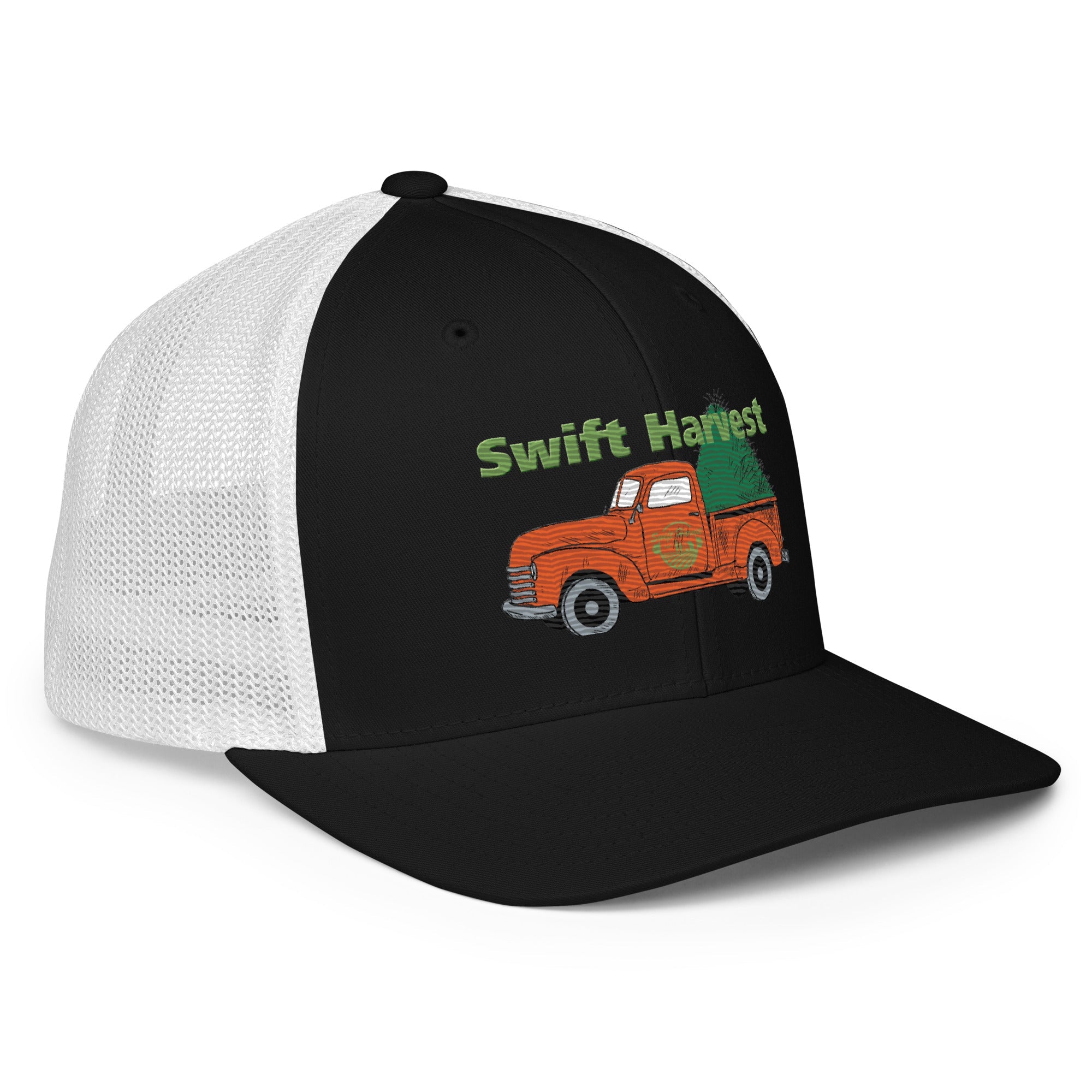 swiftharvest.net Swift Harvest Orange Truck  Closed-back trucker cap