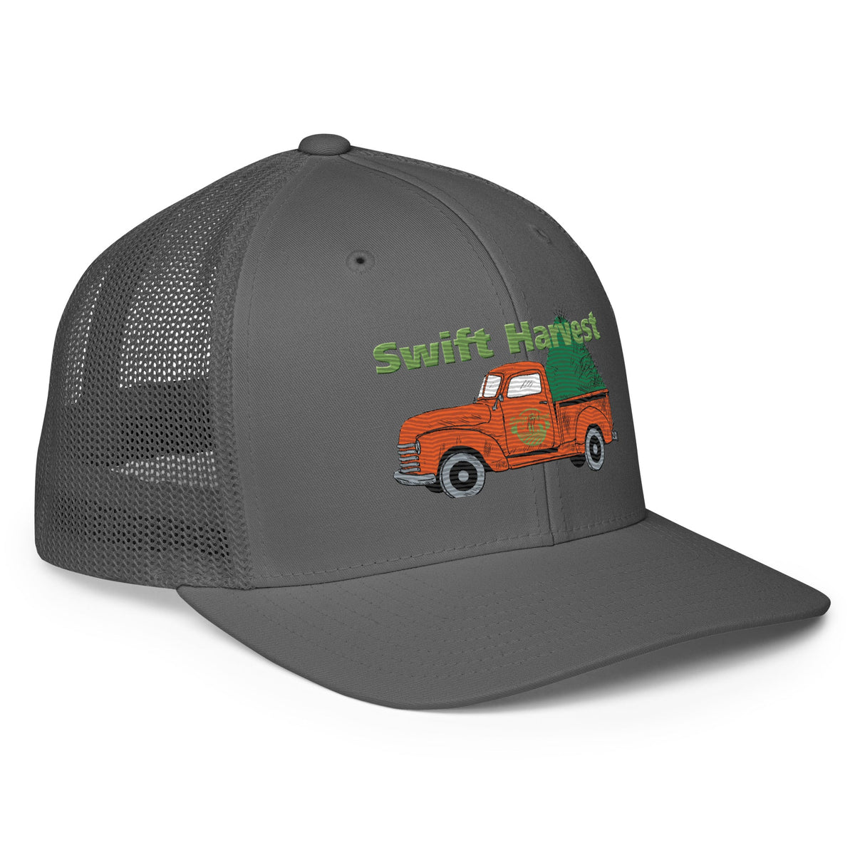 swiftharvest.net Swift Harvest Orange Truck  Closed-back trucker cap