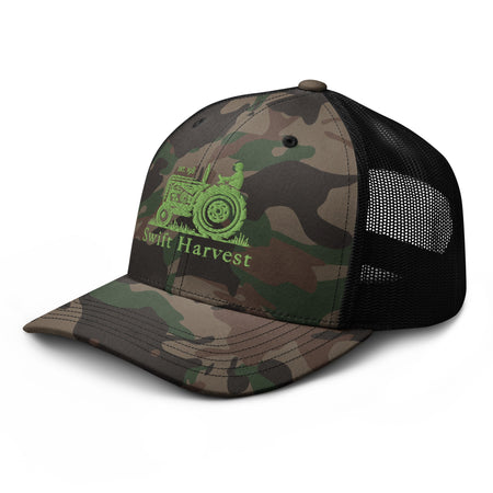 swiftharvest.net Swift Harvest Tractor Camouflage trucker hat