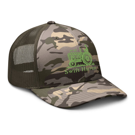 swiftharvest.net Swift Harvest Tractor Camouflage trucker hat