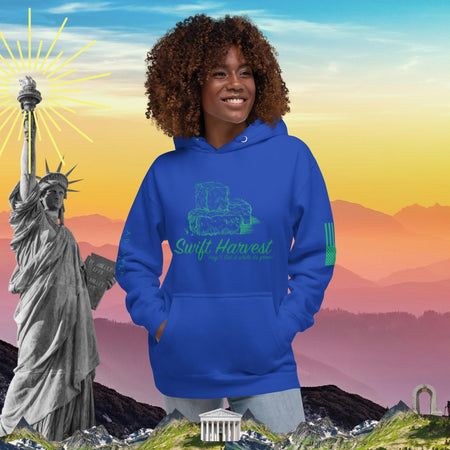 swiftharvest.net Team Royal / S Hay!! Get it while it's green!  Unisex Hoodie