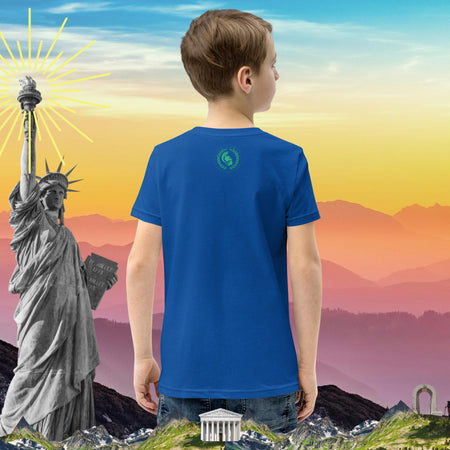 swiftharvest.net True Royal / S Sunset Harvest Boys Youth Short Sleeve T-Shirt