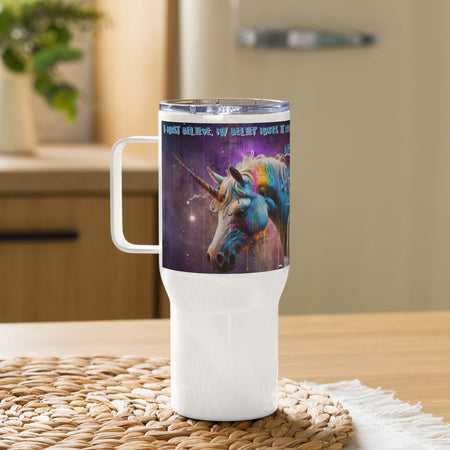 swiftharvest.net Unicorn Believing in yourself is Magickal Travel mug with a handle