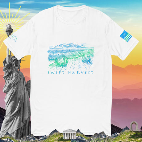 swiftharvest.net White / XS Farm Art Swift Harvest Short Sleeve T-shirt